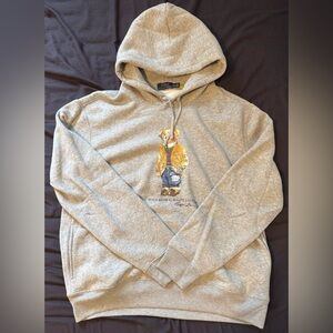 Polo Ralph Lauren Polo Bear Grey Fleece Hoodie